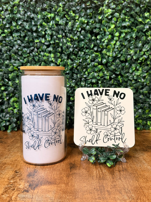 Bookish Glass Tumbler