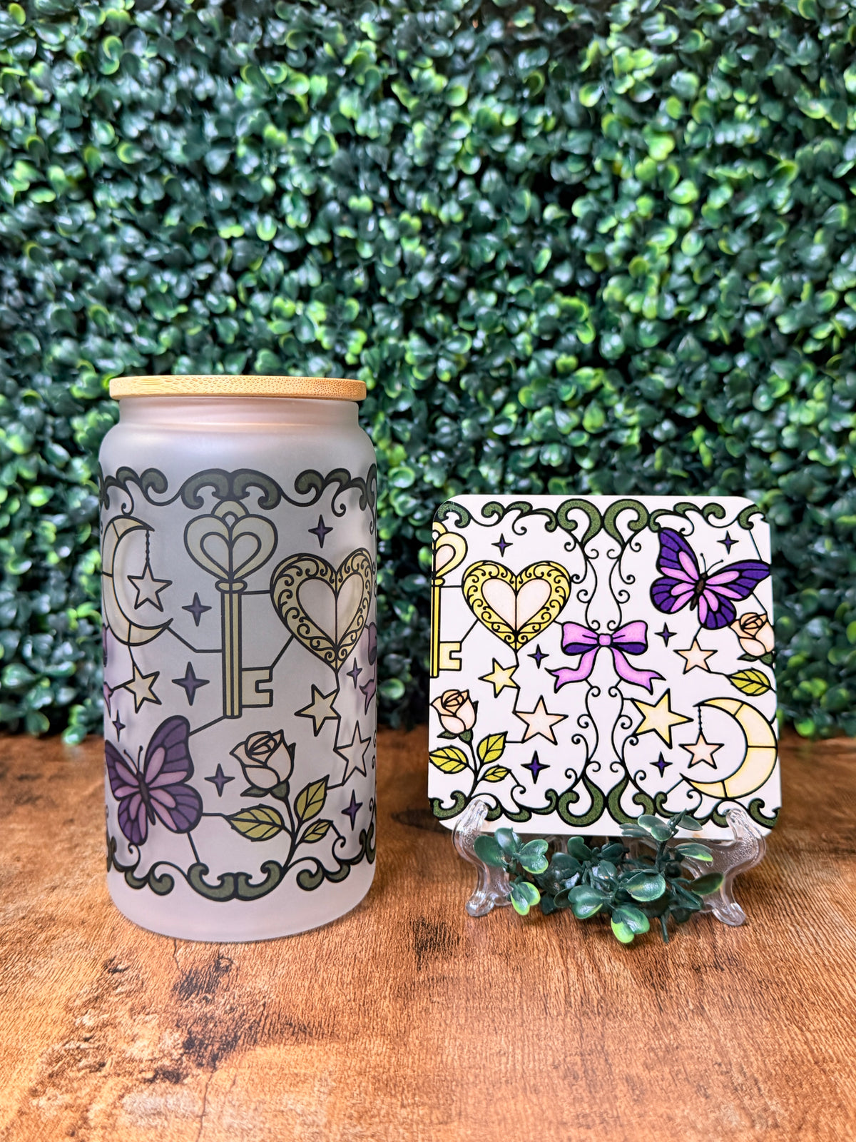 Bookish Glass Tumbler