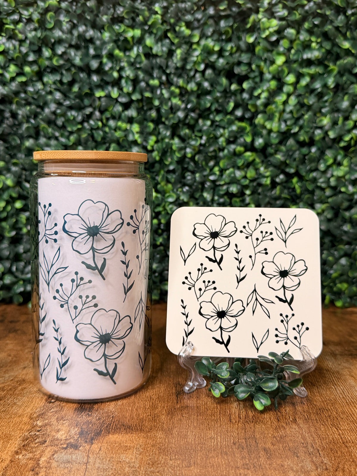 Bookish Glass Tumbler