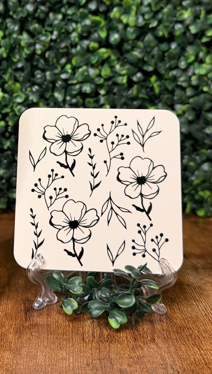 Bookish Wood Coaster