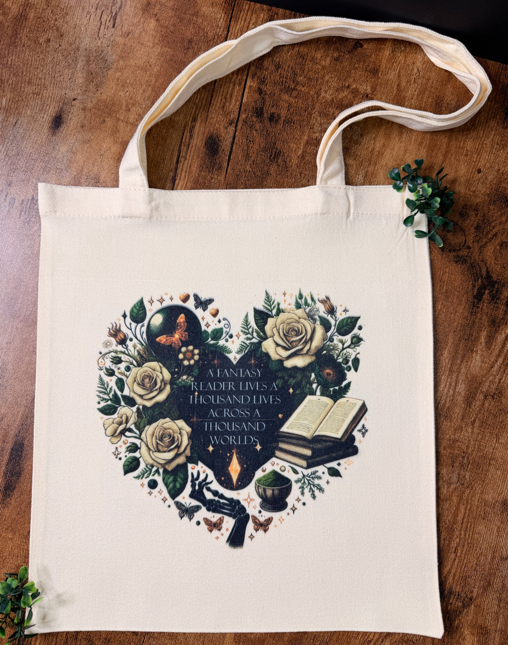 Bookish Canvas Tote Bag